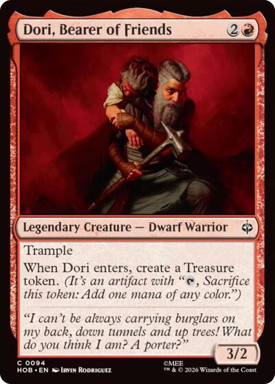 Dori, Bearer of Friends (The Hobbit) Near Mint