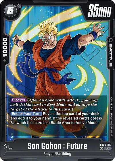 Son Gohan : Future (Dual Evolution) Near Mint - Nick Nack's Full Frontal Attack