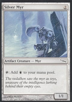 Silver Myr (Mirrodin) Light Play - Nick Nack's Full Frontal Attack