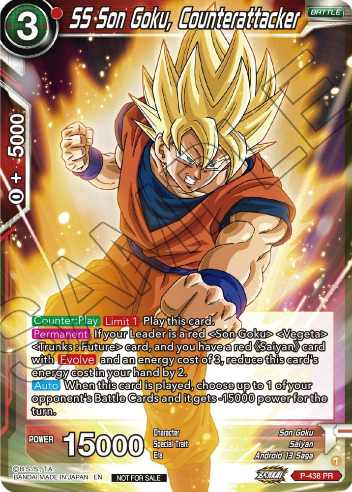 SS Son Goku, Counterattacker (Zenkai Series Tournament Pack Vol.2) (P-438) [Tournament Promotion Cards]