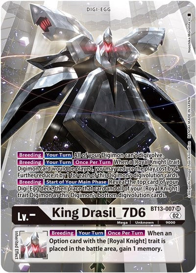 King Drasil_7D6 (Alternate Art) (Versus Royal Knights) Near Mint Foil