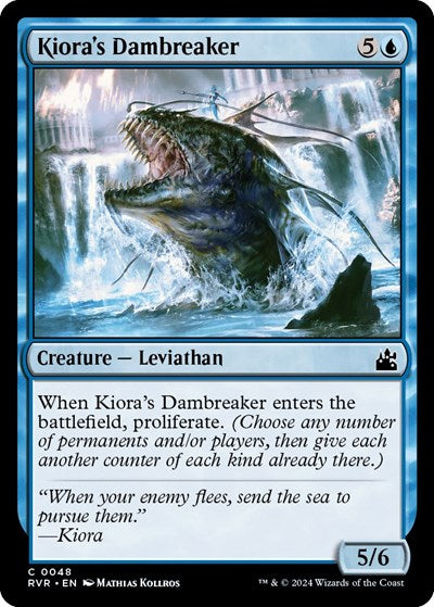 Kiora's Dambreaker (Ravnica Remastered) Near Mint
