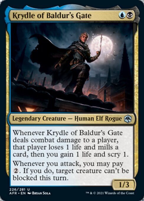 Krydle of Baldur's Gate (Adventures in the Forgotten Realms) Near Mint - Nick Nack's Full Frontal Attack