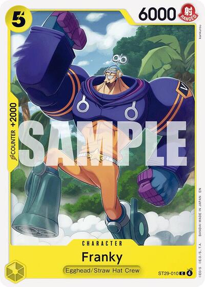 Franky (Starter Deck 29: Egghead) Near Mint - Nick Nack's Full Frontal Attack