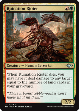 Ruination Rioter (Modern Horizons) Near Mint - Nick Nack's Full Frontal Attack