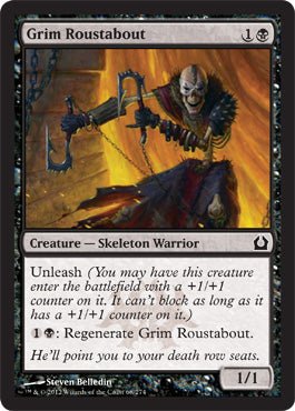 Grim Roustabout (Return to Ravnica) Near Mint - Nick Nack's Full Frontal Attack