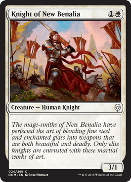 Knight of New Benalia (Dominaria) Near Mint - Nick Nack's Full Frontal Attack