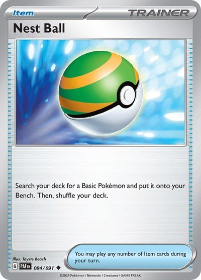 Nest Ball (SV: Paldean Fates) Near Mint - Nick Nack's Full Frontal Attack