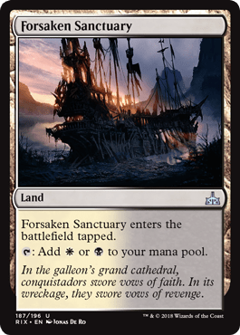 Forsaken Sanctuary (Rivals of Ixalan) Near Mint - Nick Nack's Full Frontal Attack