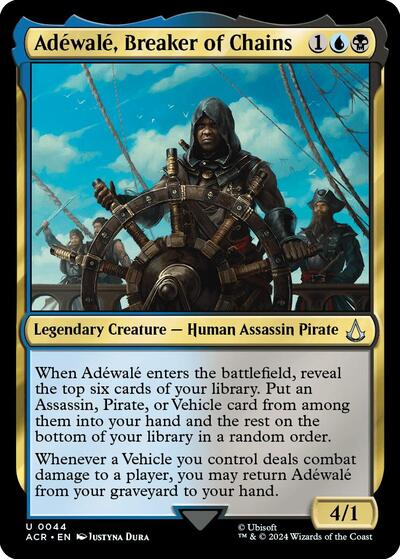 Adewale, Breaker of Chains (Universes Beyond: Assassin's Creed) Near Mint - Nick Nack's Full Frontal Attack