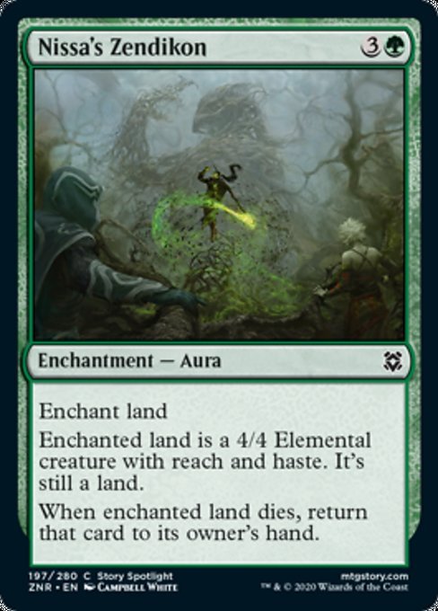 Nissa's Zendikon (Zendikar Rising) Near Mint - Nick Nack's Full Frontal Attack