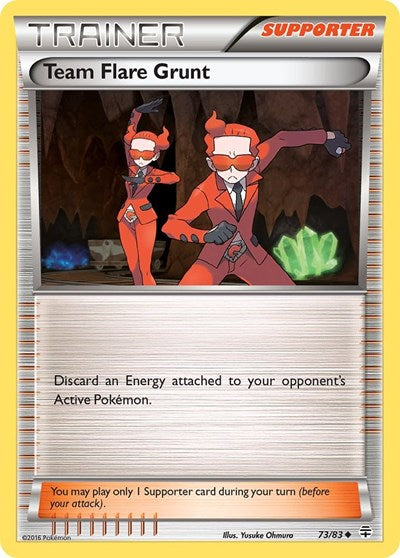 Team Flare Grunt (Generations) Near Mint Reverse Holofoil