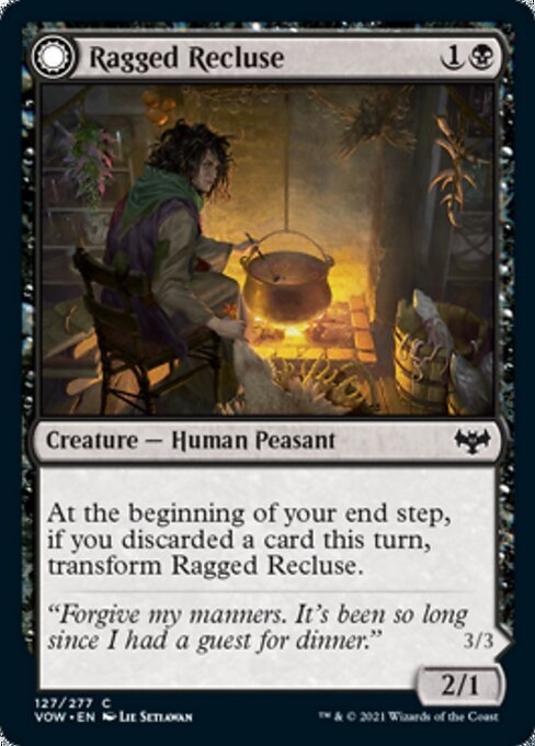 Ragged Recluse / Odious Witch (Innistrad: Crimson Vow) Near Mint - Nick Nack's Full Frontal Attack