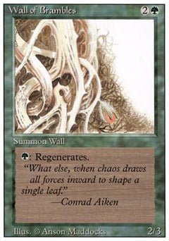 Wall of Brambles (Revised) Near Mint - Nick Nack's Full Frontal Attack