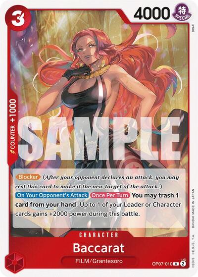Baccarat (500 Years in the Future) Near Mint Foil - Nick Nack's Full Frontal Attack