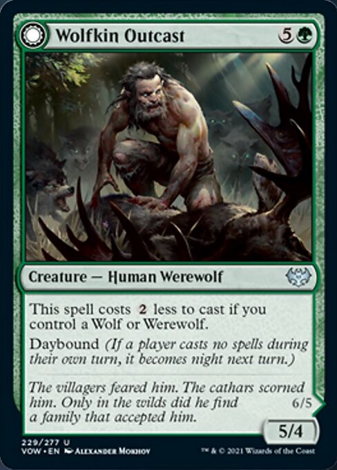 Wolfkin Outcast / Wedding Crasher (Innistrad: Crimson Vow) Near Mint