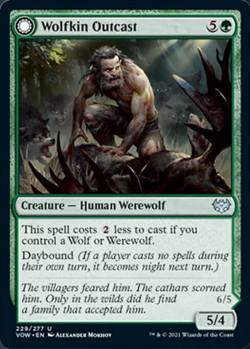 Wolfkin Outcast / Wedding Crasher (Innistrad: Crimson Vow) Near Mint - Nick Nack's Full Frontal Attack