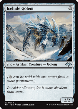 Icehide Golem (Modern Horizons) Near Mint - Nick Nack's Full Frontal Attack