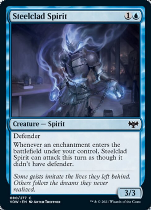 Steelclad Spirit (Innistrad: Crimson Vow) Near Mint - Nick Nack's Full Frontal Attack