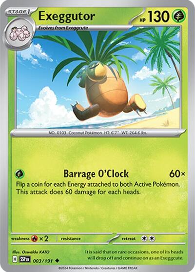 Exeggutor (SV08: Surging Sparks) Near Mint