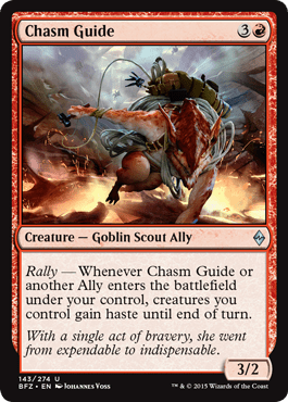 Chasm Guide (Battle for Zendikar) Near Mint - Nick Nack's Full Frontal Attack
