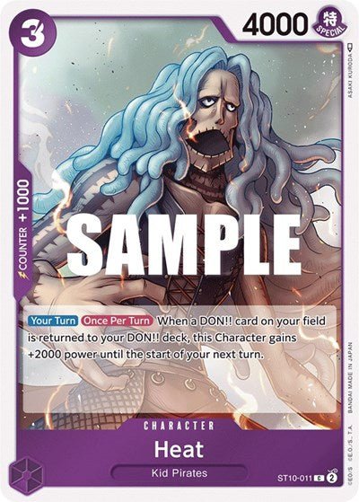 Heat (Starter Deck 10: Ultimate Deck: The Three Captains) Near Mint Foil - Nick Nack's Full Frontal Attack
