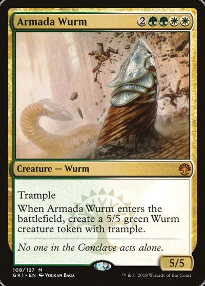 Armada Wurm (Guilds of Ravnica: Guild Kits) Near Mint