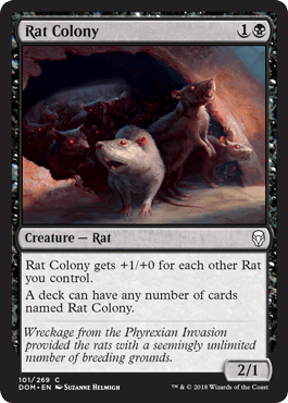 Rat Colony (Dominaria) Near Mint - Nick Nack's Full Frontal Attack