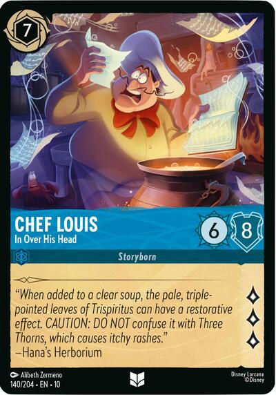 Chef Louis - In Over His Head (Whispers in the Well) Near Mint - Nick Nack's Full Frontal Attack