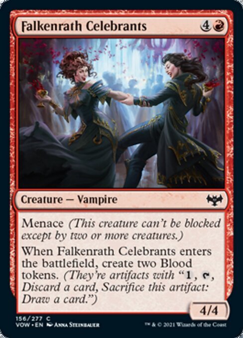 Falkenrath Celebrants (Innistrad: Crimson Vow) Near Mint - Nick Nack's Full Frontal Attack