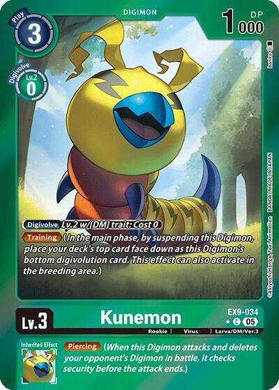Kunemon (Limited Foil) (Versus Monsters) Near Mint Foil - Nick Nack's Full Frontal Attack