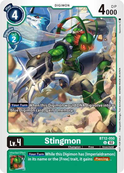 Stingmon (NYCC 2023 Demo Deck) (Across Time) Near Mint