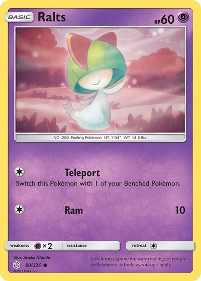 Ralts (SM - Cosmic Eclipse) Near Mint - Nick Nack's Full Frontal Attack