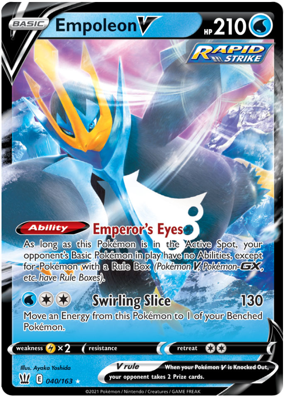 Empoleon V (040/163) [Épée &amp; Bouclier : Styles de combat] 