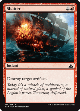 Shatter (Rivals of Ixalan) Near Mint - Nick Nack's Full Frontal Attack