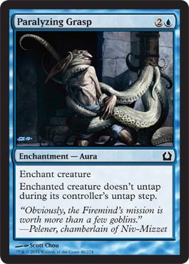 Paralyzing Grasp (Return to Ravnica) Near Mint - Nick Nack's Full Frontal Attack