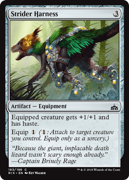 Strider Harness (Rivals of Ixalan) Near Mint - Nick Nack's Full Frontal Attack