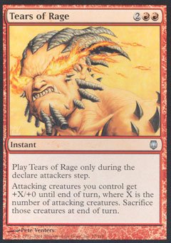 Tears of Rage (Darksteel) Light Play - Nick Nack's Full Frontal Attack