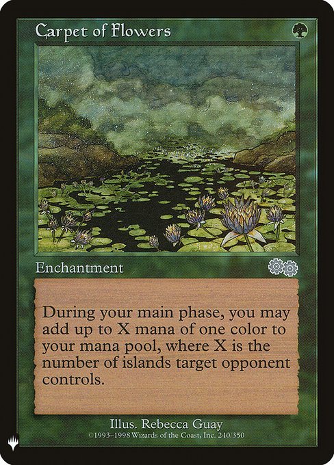 Carpet of Flowers (Mystery Booster) Light Play - Nick Nack's Full Frontal Attack