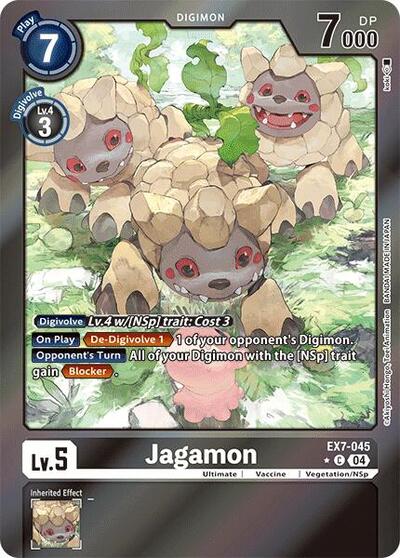 Jagamon (Foil) (Digimon LIBERATOR) Near Mint Foil