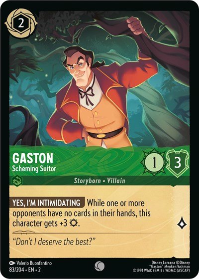 Gaston - Scheming Suitor (Rise of the Floodborn) Near Mint - Nick Nack's Full Frontal Attack