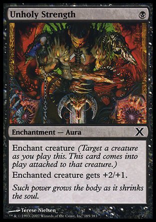 Unholy Strength (10th Edition) Light Play - Nick Nack's Full Frontal Attack