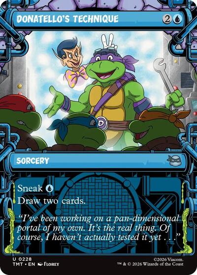 Donatello's Technique (Showcase) (Teenage Mutant Ninja Turtles) Near Mint