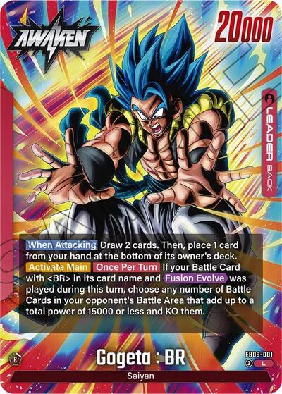 Gogeta : BR FB09 - 001 (Dual Evolution) Near Mint - Nick Nack's Full Frontal Attack
