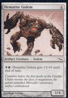 Hematite Golem (Mirrodin) Light Play