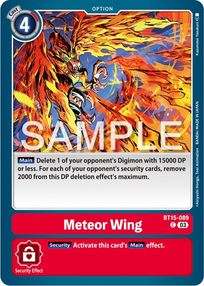 Meteor Wing (Exceed Apocalypse) Near Mint