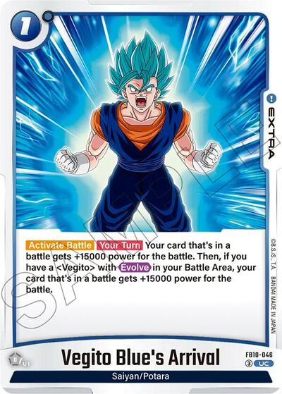 Vegito Blue's Arrival (Cross Force) Near Mint