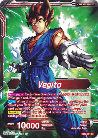 Vegito // Fusion Warrior Super Saiyan Vegito (Collector's Selection Vol. 1) (BT2-001) [Tarjetas de promoción]