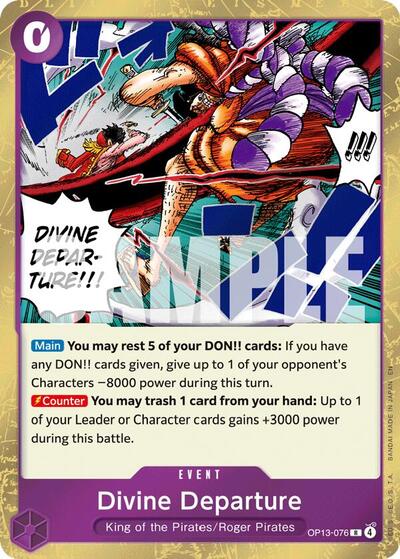 Divine Departure (Carrying On His Will) Near Mint Foil