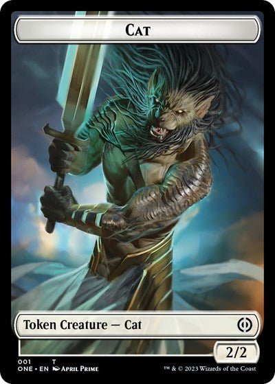 Cat Token (Phyrexia: All Will Be One) Near Mint - Nick Nack's Full Frontal Attack